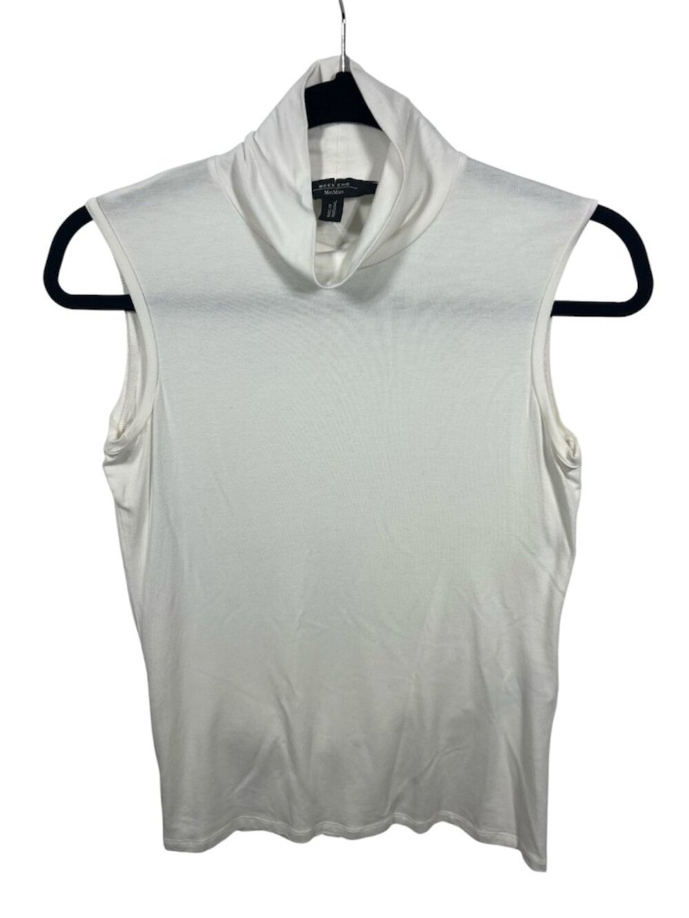 Max Mara Weekend Top Womens XSmall Lightweight Sleeveless Stretch Capsule Shirt